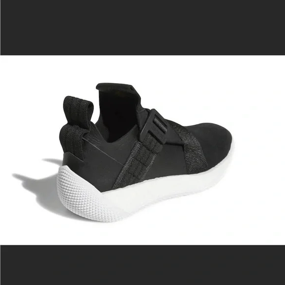 Adidas Harden Vol 2 LS Buckle Sneakers Black and White Size 8 - Picture 3 of 15